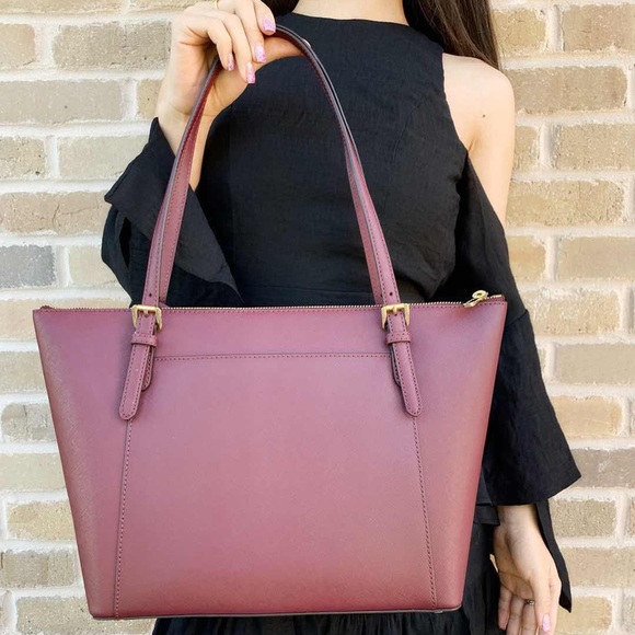 Gaby’sBags👜💕- Michael Kors Purse Merlot - Picture 5 of 5